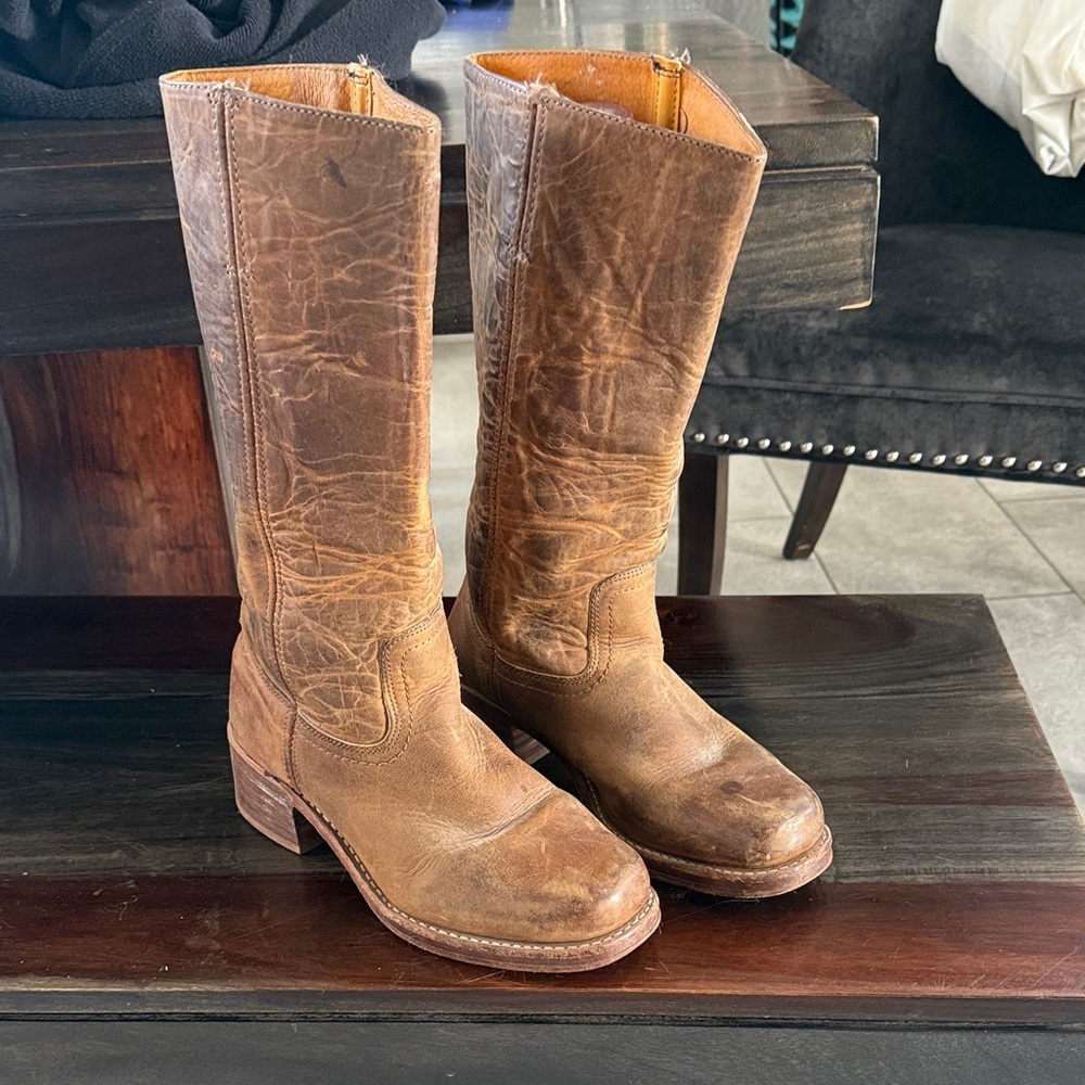 Frye brown leather Women's Boots